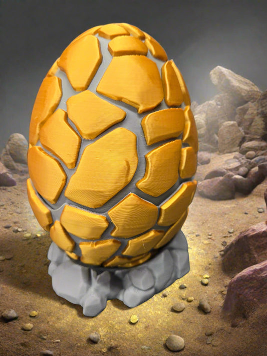 3D printed Stone Dragon and Egg